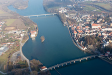 Schärding in the state Upper Austria, Austria out of the air