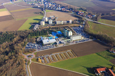 Aerial photograpy of Johannesbad Thermal Spa Bad Füssing with massage school and specialist clinic Bad Füssing in the district Würding in Bad Füssing in the state Bavaria, Germany
