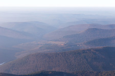 Drone recording of Lembach in the state Bas-Rhin, France