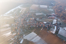 Retschwiller in the state Bas-Rhin, France from above