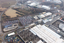 Building and production halls on the premises of Tenneco Automotive Deutschland GmbH in Edenkoben in the state Rhineland-Palatinate