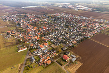 From the northeast in Bornheim in the state Rhineland-Palatinate, Germany