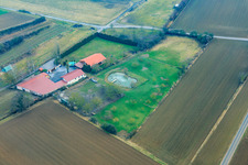 Aussiedlerhof Michael Schwager am Schambach in Herxheim bei Landau in the state Rhineland-Palatinate, Germany