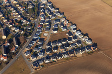New development area on the Ringstraße with Pater-Dionys-Straße in Gernsheim in the state Hesse, Germany