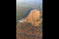 US antenna system of the IBB International Broadcasting Bureau Transmitter Station Lampertheim in the district Neuschloß in Lampertheim in the state Hesse, Germany