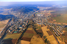 View of the Odenwald from the south in the district Höchst in  Odw. in Höchst im Odenwald in the state Hesse, Germany