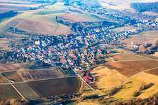 Village - View in the district Wiebelsbach in Groß-Umstadt in the state Hesse, Germany