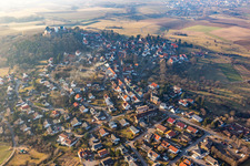 District Hering in Otzberg in the state Hesse, Germany seen from above