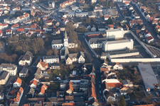 Administrative building of the State Authority Justizvollzugsanstalt und Gnadenkapelle in Dieburg in the state Hesse