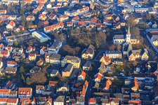 Tax Office Dieburg, Chapel of Grace Dieburg and Marienschule in Dieburg in the state Hesse, Germany