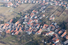 Drone recording of Seebach in the state Bas-Rhin, France
