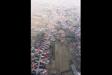 Seebach in the state Bas-Rhin, France from the drone perspective