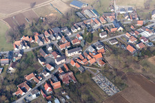 Siegen in the state Bas-Rhin, France from a drone