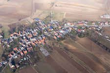 Siegen in the state Bas-Rhin, France seen from a drone