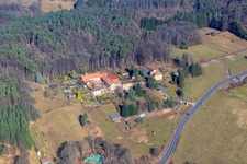 Hotel and farm community Josefshof, Galloway breeding Am Adelberg and Free Farm Forest School Southern Palatinate eV in Völkersweiler in the state Rhineland-Palatinate, Germany