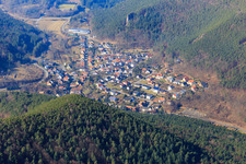 View of the Palatinate Forest from the east in Lug in the state Rhineland-Palatinate, Germany