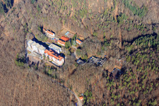 Aerial photograpy of Specialist clinic Eußerthal from the south in Eußerthal in the state Rhineland-Palatinate, Germany