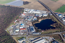 Am Hasenbiel industrial estate near Lake Stutensee in the district Blankenloch in Stutensee in the state Baden-Wuerttemberg, Germany