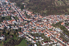Parish Church of Cosmas and Damian in the district Untergrombach in Bruchsal in the state Baden-Wuerttemberg, Germany