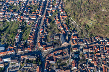 Parish Church of Cosmas and Damian, B3 in the district Untergrombach in Bruchsal in the state Baden-Wuerttemberg, Germany