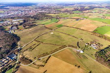 StOÜbPl Bruchsal parachute site in the district Obergrombach in Bruchsal in the state Baden-Wuerttemberg, Germany