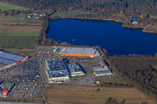 GLOBUS Waghäusel-Wiesental,. Globus hardware store Waghäusel-Wiesental at the gravel pit Waghäusel-Wiesental in the district Wiesental in Waghäusel in the state Baden-Wuerttemberg, Germany