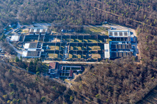 Training Area firing range aerea of Schiessanlage Philippsburg in Philippsburg in the state Baden-Wurttemberg, Germany