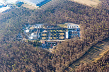 Aerial view of Shooting range Philippsburg - SAPB GmbH & Co.KG in Philippsburg in the state Baden-Wuerttemberg, Germany