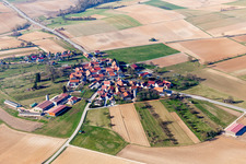 Drone recording of Rittershoffen in the state Bas-Rhin, France