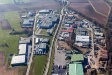 Drone recording of Mertzwiller in the state Bas-Rhin, France