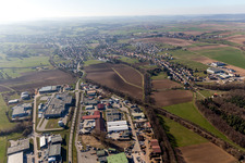 Drone image of Mertzwiller in the state Bas-Rhin, France