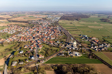 Routing the railway junction of rail and track systems SNCF in Mommenheim in , France
