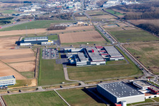 Building and production halls on the premises of SEW-USOCOME usine de Brumath in Bernolsheim in Grand Est, France