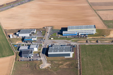 Mommenheim in the state Bas-Rhin, France out of the air