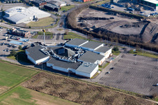 Aerial photograpy of Bernolsheim in the state Bas-Rhin, France