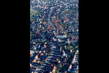 Aerial photograpy of Bietlenheim in the state Bas-Rhin, France