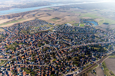 Drone recording of Gambsheim in the state Bas-Rhin, France