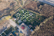 Aerial photograpy of Paintball Achern in the district Fautenbach in Achern in the state Baden-Wuerttemberg, Germany