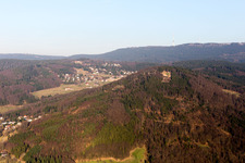 From the west in the district Brandmatt in Sasbachwalden in the state Baden-Wuerttemberg, Germany