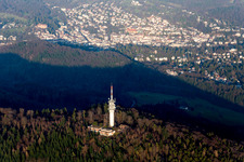 Fremersberg Tower in Baden-Baden in the state Baden-Wuerttemberg, Germany