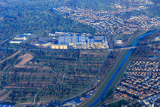Chipboard factory on the Murg in Bischweier in the state Baden-Wuerttemberg, Germany