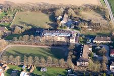 Aerial photograpy of Cité des Cadres Camp in Oberrœdern in the state Bas-Rhin, France