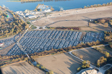 Lauterbourg in the state Bas-Rhin, France out of the air