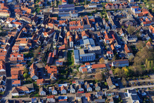 Herxheim Primary School and Elmar Weiller Festival Hall Herxheim in Herxheim bei Landau in the state Rhineland-Palatinate, Germany