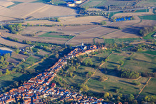 Luitpoldstraße / Hinterstädel from the northwest in Jockgrim in the state Rhineland-Palatinate, Germany