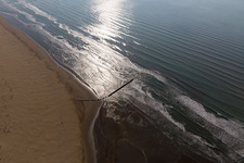 Aerial photograpy of Bibione Pineda in the state Veneto, Italy