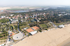 Bibione Pineda in the state Veneto, Italy out of the air