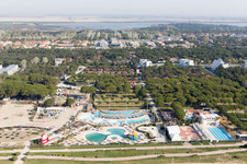 Aerial photograpy of Bibione in the state Veneto, Italy