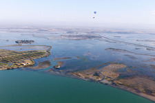 Aerial view of Grado in the state Gorizia, Italy
