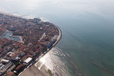 Grado in the state Gorizia, Italy from above
